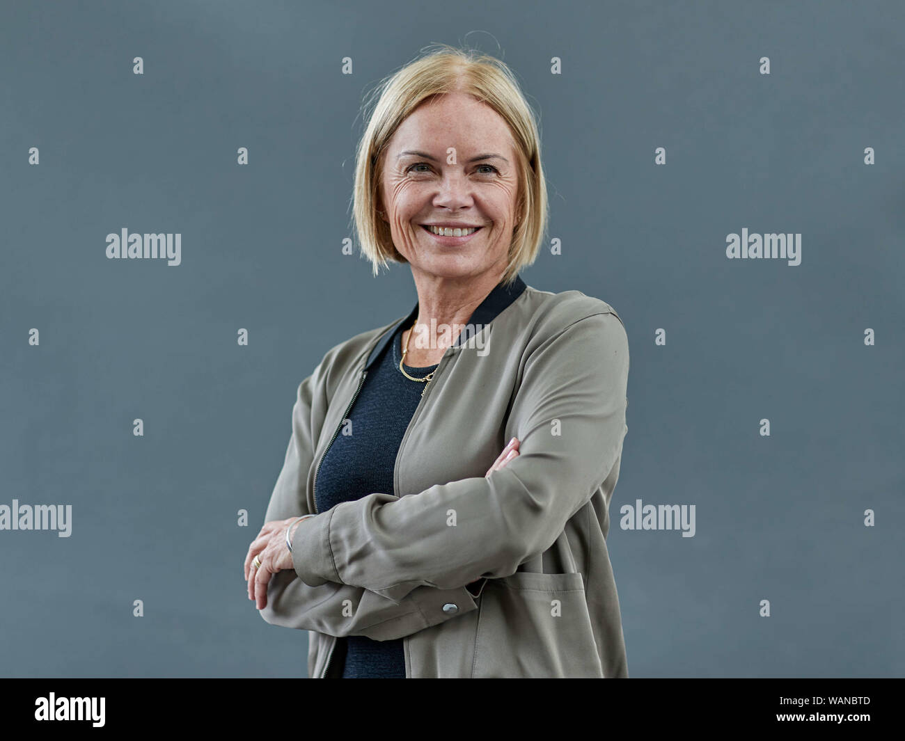 Edinburgh, Schottland, Vereinigtes Königreich, 21. August 2019. Edinburgh International Book Festival. Foto: Mariella Frostrup. Kredit Andrew Eaton/Alamy Stockfoto