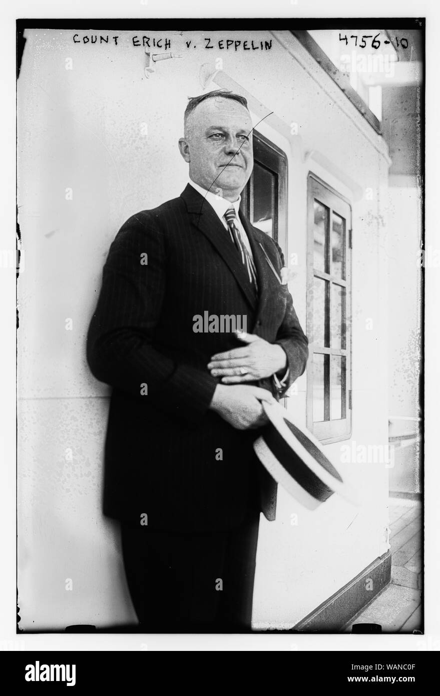 Graf Erich v. Zeppelin Stockfoto