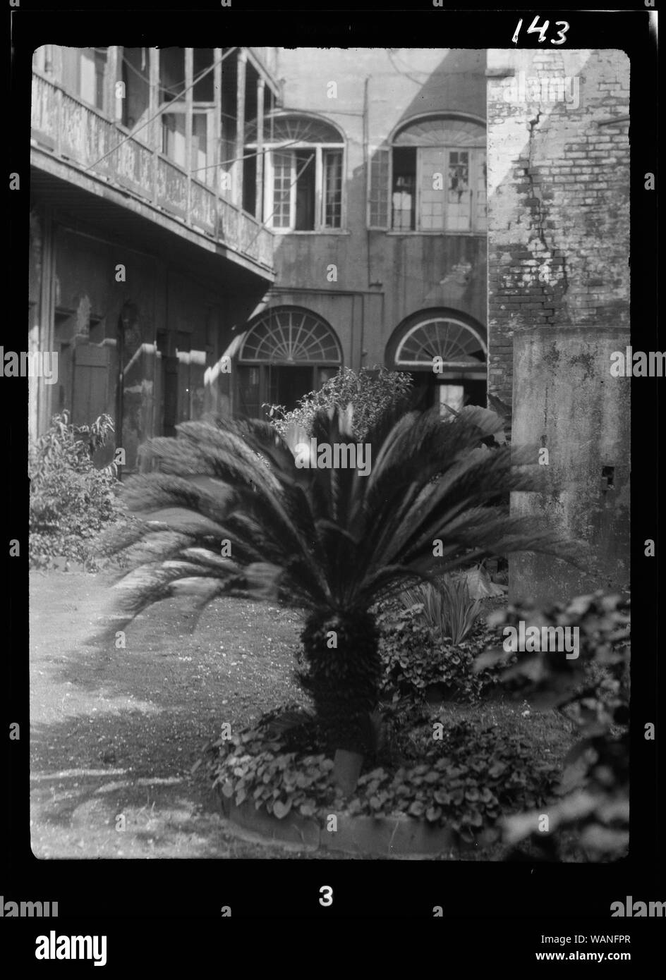 Hof, New Orleans LOC agc 7a 02772 Stockfoto