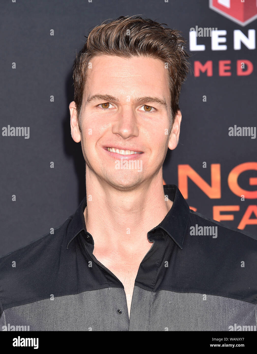 WESTWOOD, CA - 20. August: Ted McGrath besucht die LA Premiere von lionsgate's 'Engel ist Gefallen" im Regency Dorf Theater am 20. August 2019 in Westwood, Kalifornien. Stockfoto