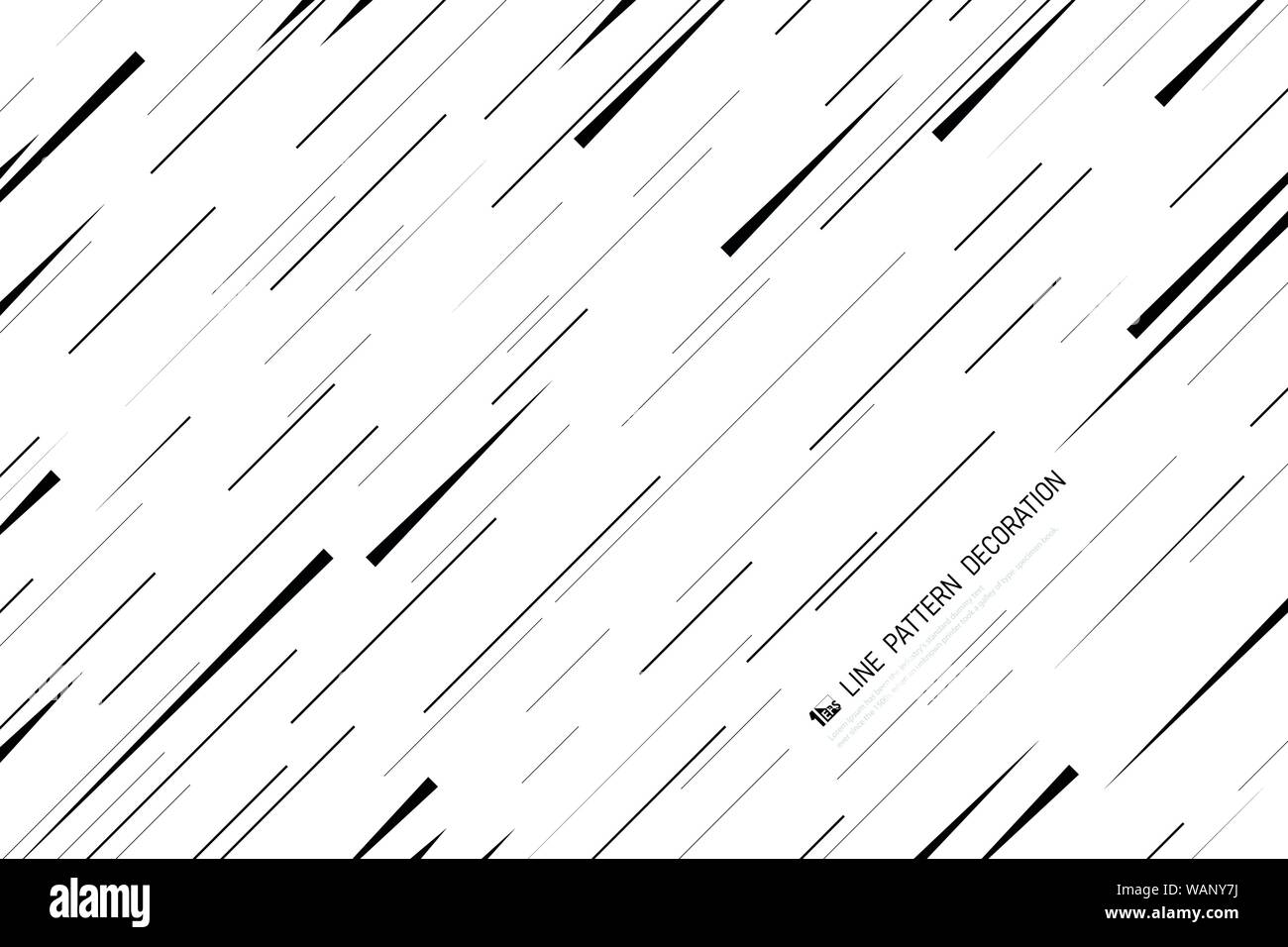 Abstrakte schwarze Linie dekoration design Verzieren mit Dreieck Form konzipiert. Sie können für Ad, Poster, Artwork, Template Design. Abbildung Stock Vektor