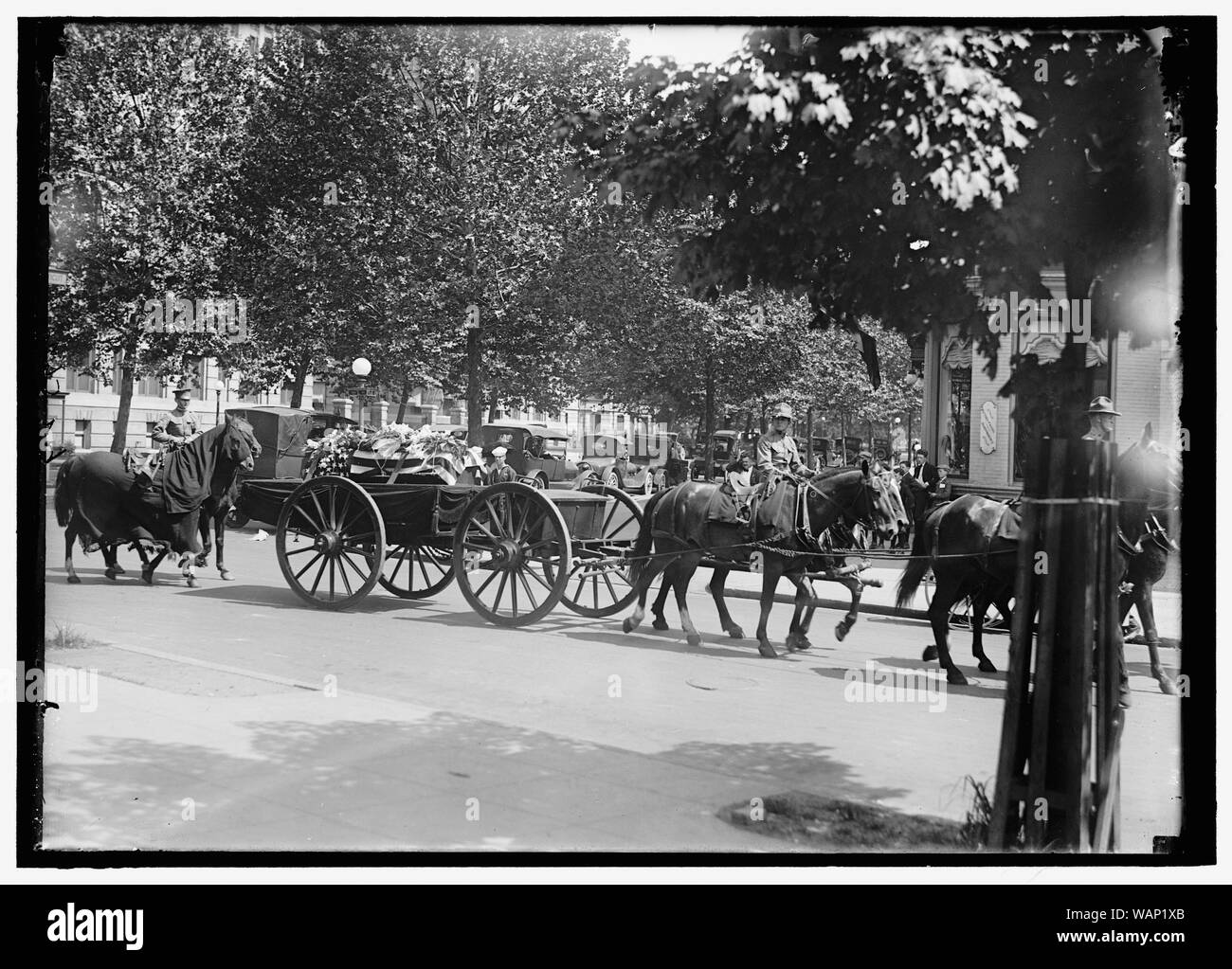 DAVIS, George Whitefield. MAJOR GENERAL, USA sein Begräbnis; gestorben am 12. Juli 1918 Stockfoto