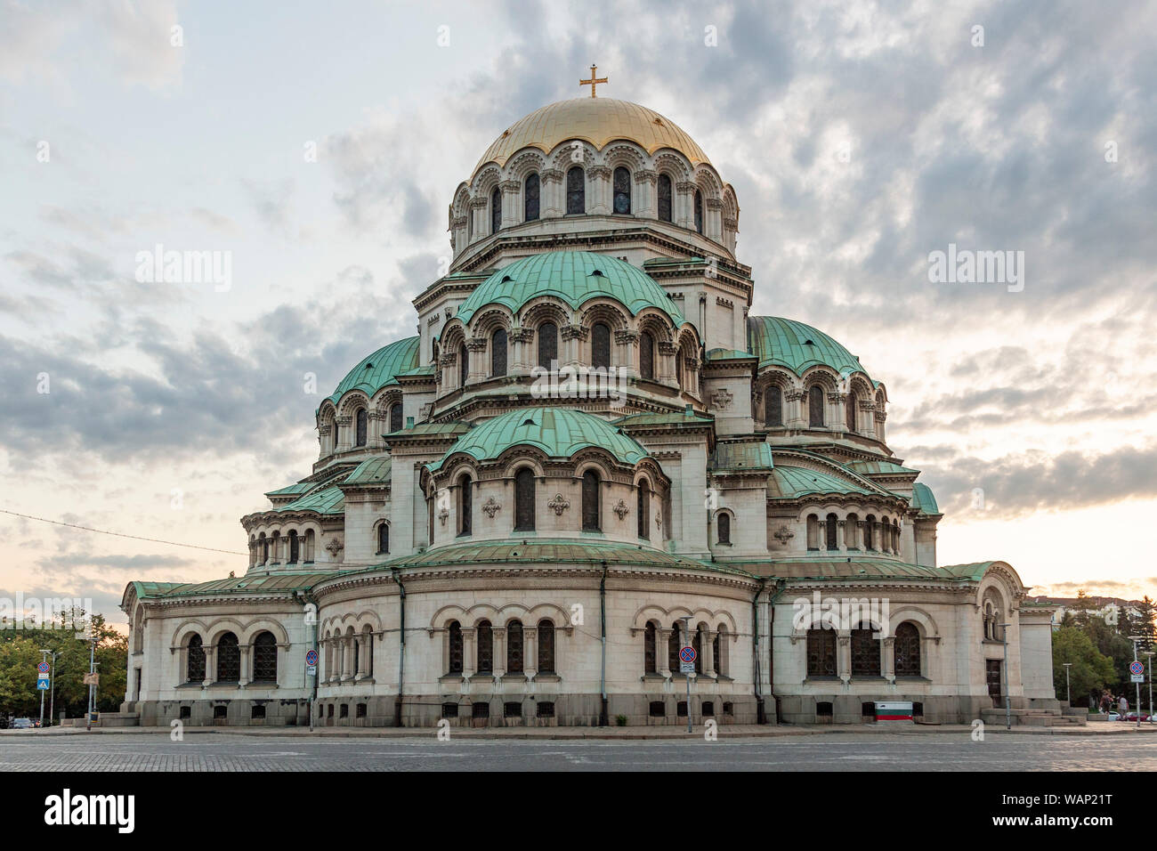 Alexander-Newski-Kathedrale Stockfoto