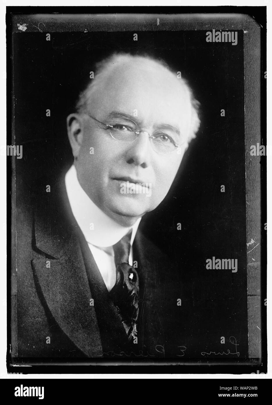 DEFREES, JOSEPH HOLTON VON CHICAGO, VIZEPRÄSIDENT DER HANDELSKAMMER DER USA. Stockfoto
