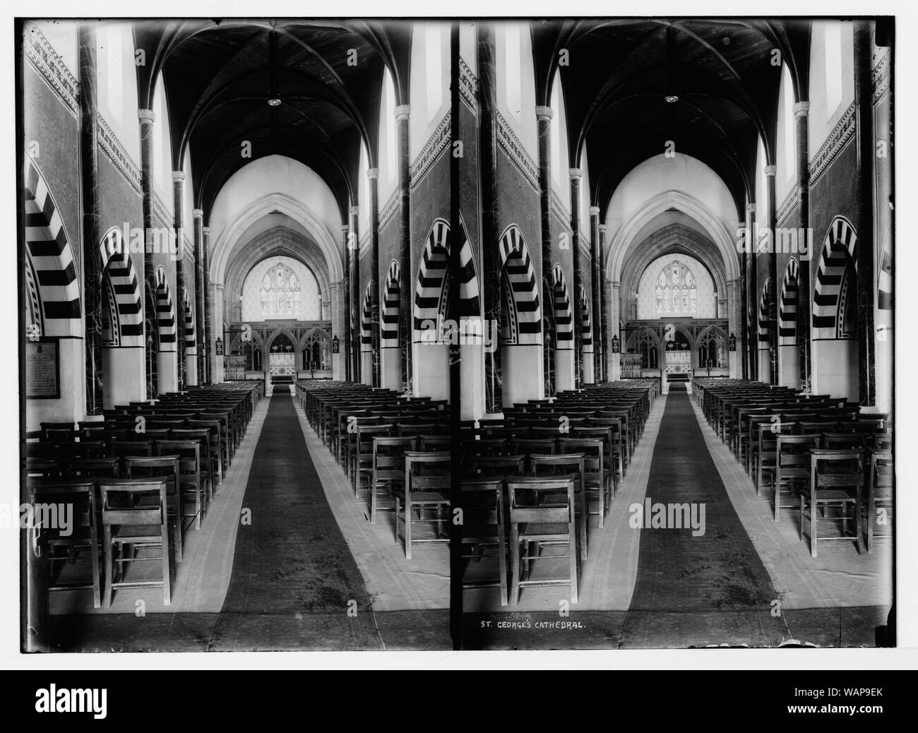 Damaskus Tor und Umgebung. St. George's Cathedral, Anbauteile innen Stockfoto