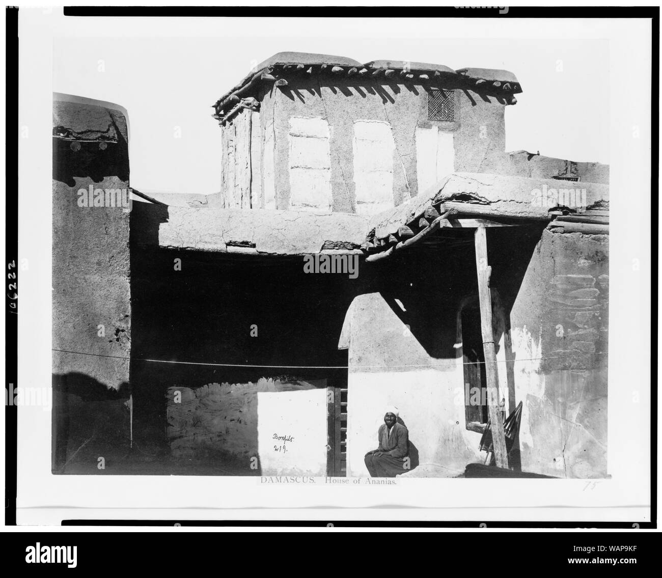 Damaskus. Haus des Hananias/Bonfils. Stockfoto