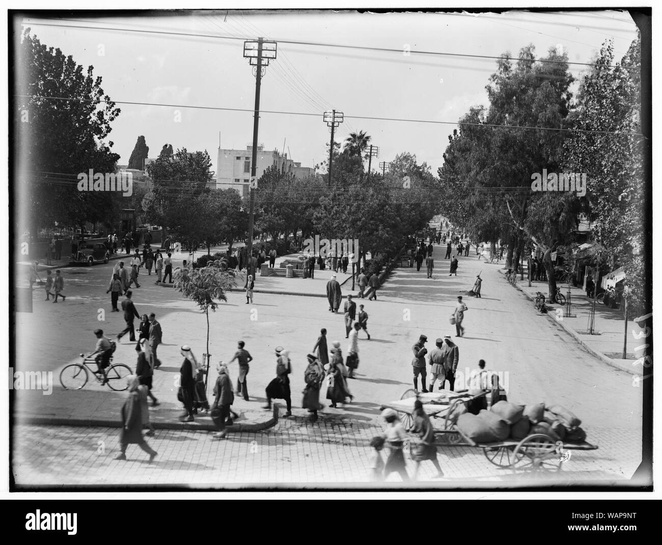 Damaskus. Jamal Pascha Boulevard, East End Stockfoto