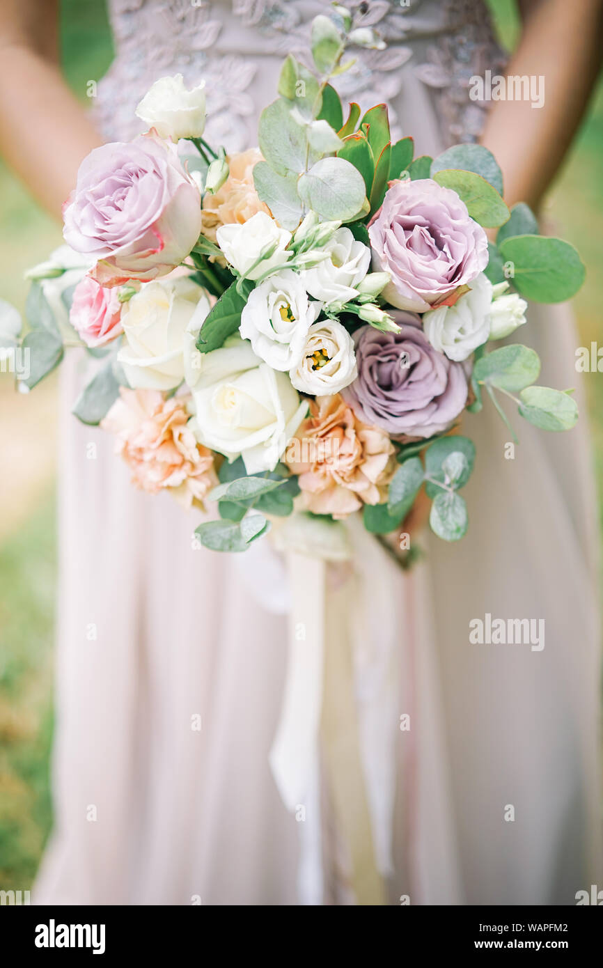 Pastellfarben Blumen Stockfoto