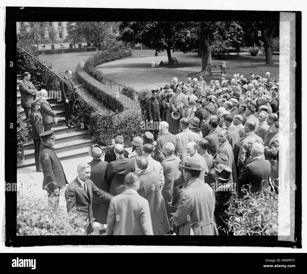 Delegierte zu A.A.A. Übereinkommen, 5/1/25 Stockfoto