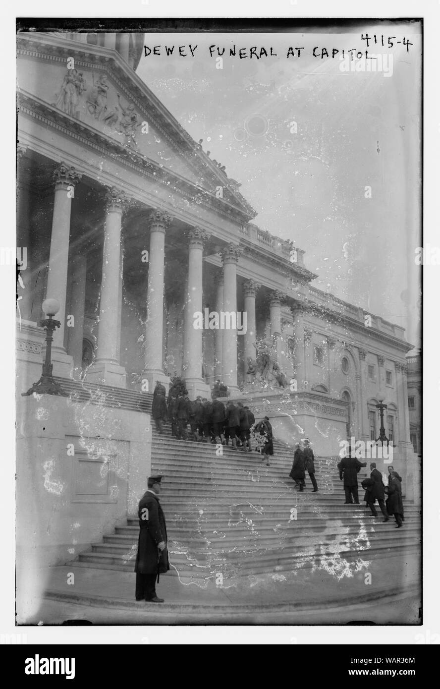 Dewey Beerdigung im Capitol Stockfoto