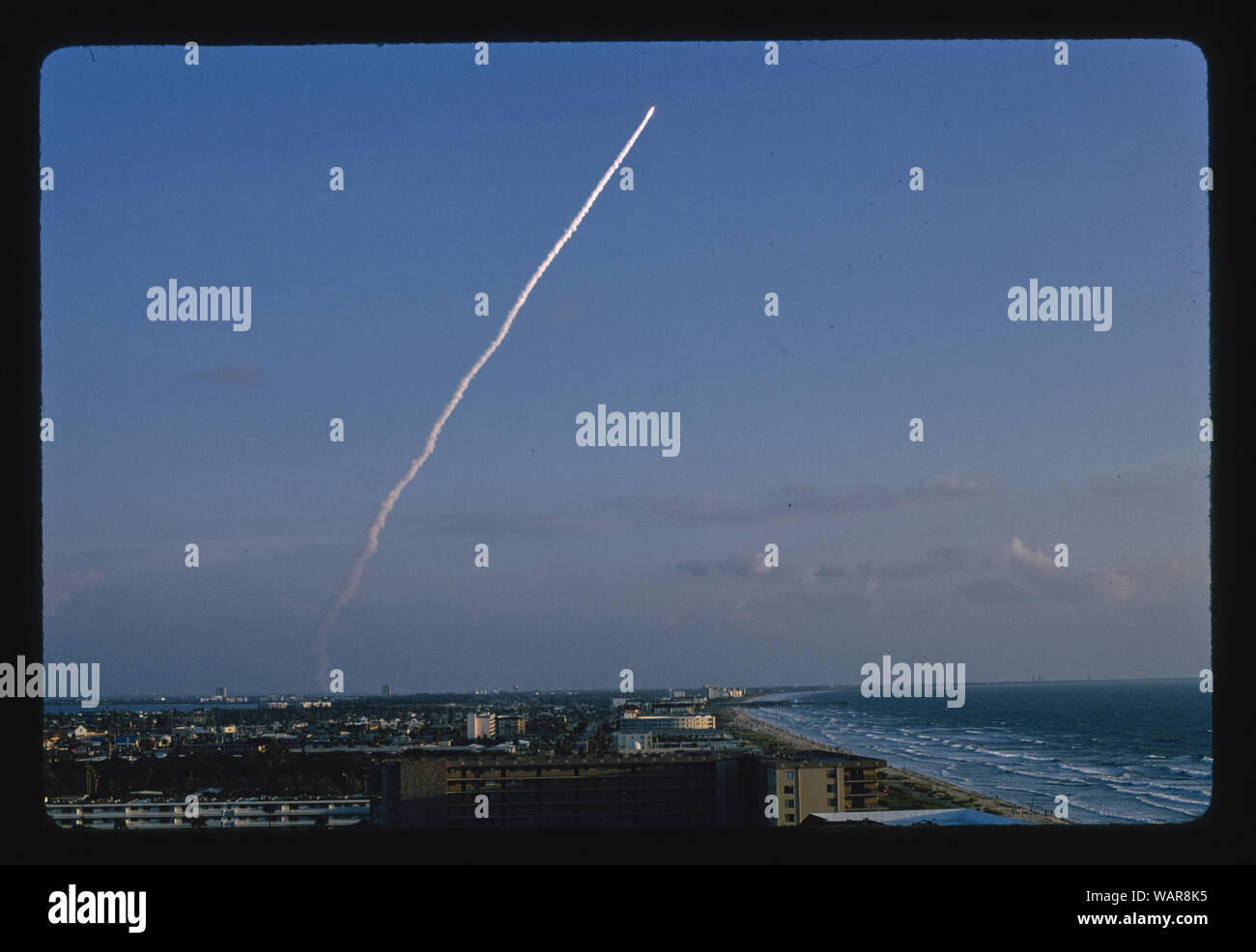 Discovery Space Shuttle Launch, Cocoa Beach, Florida Stockfoto