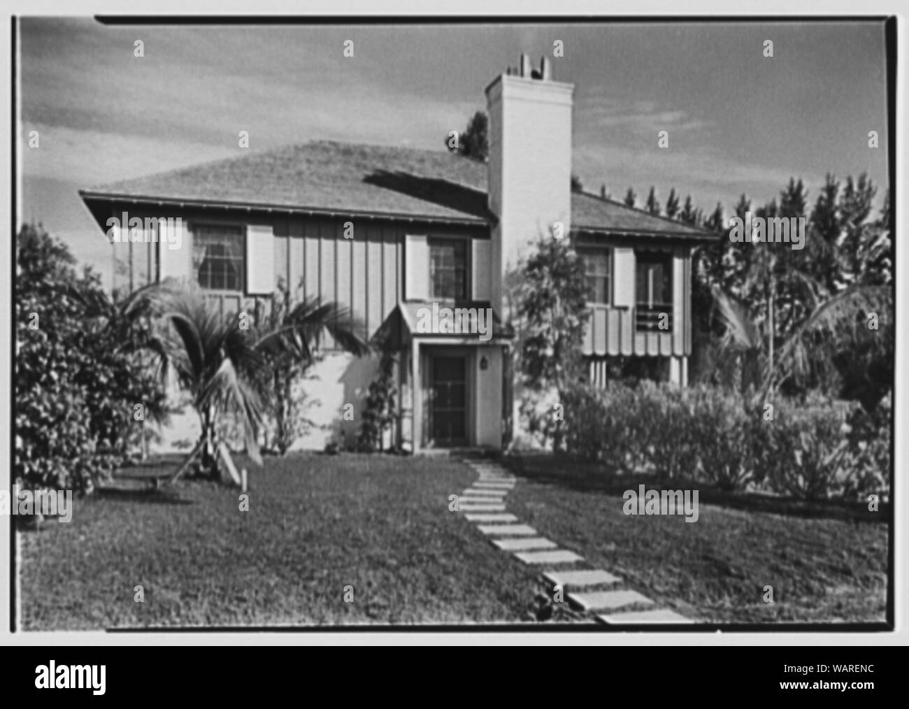 Donald D. Williams, Residence in Vero Beach, Florida. Stockfoto