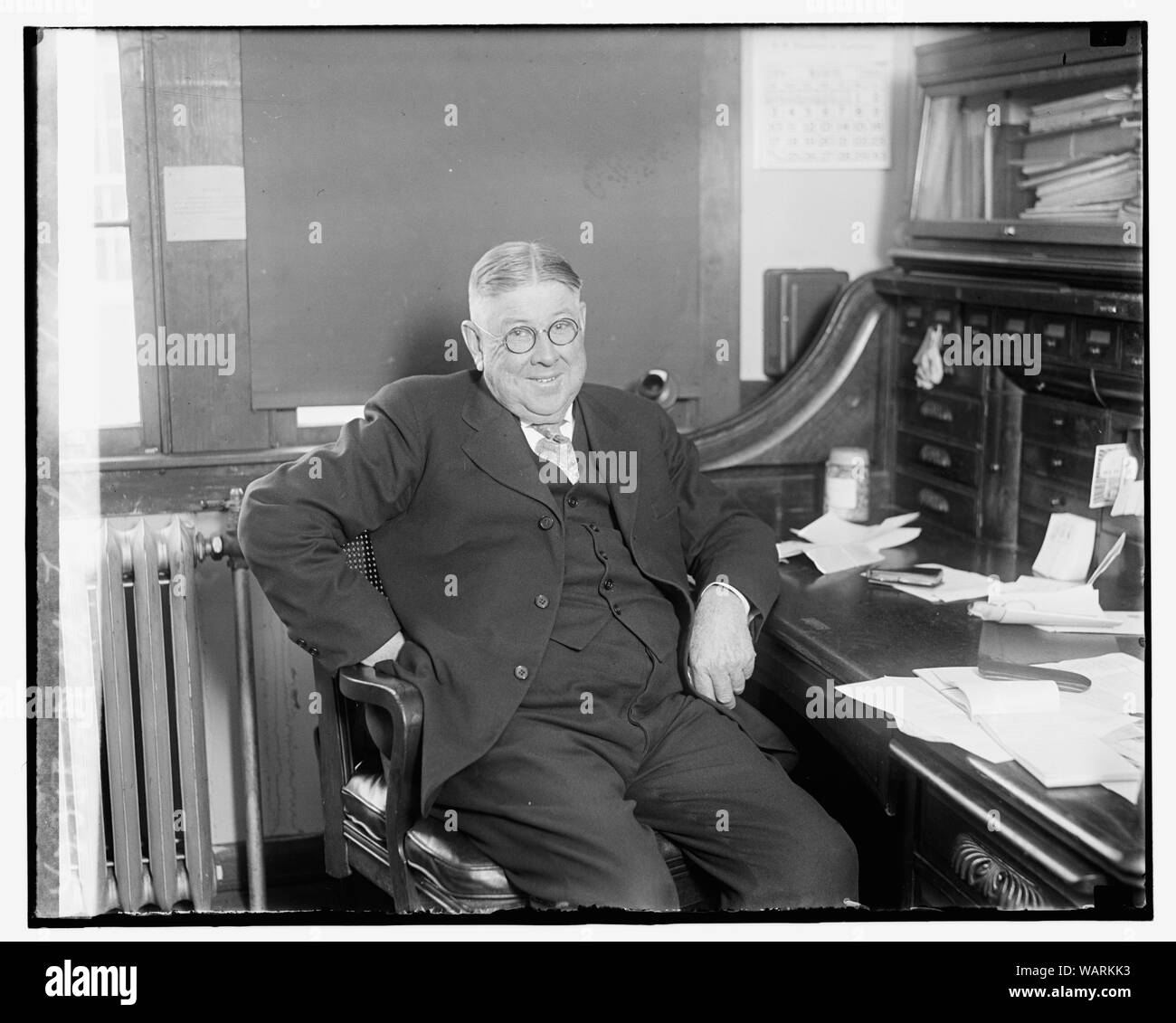 Dr. A.K. Fisher, 3/13/29. Stockfoto