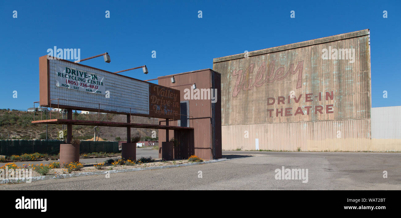 Antrieb - im Theater in der Nähe von Lompoc, Kalifornien Stockfoto