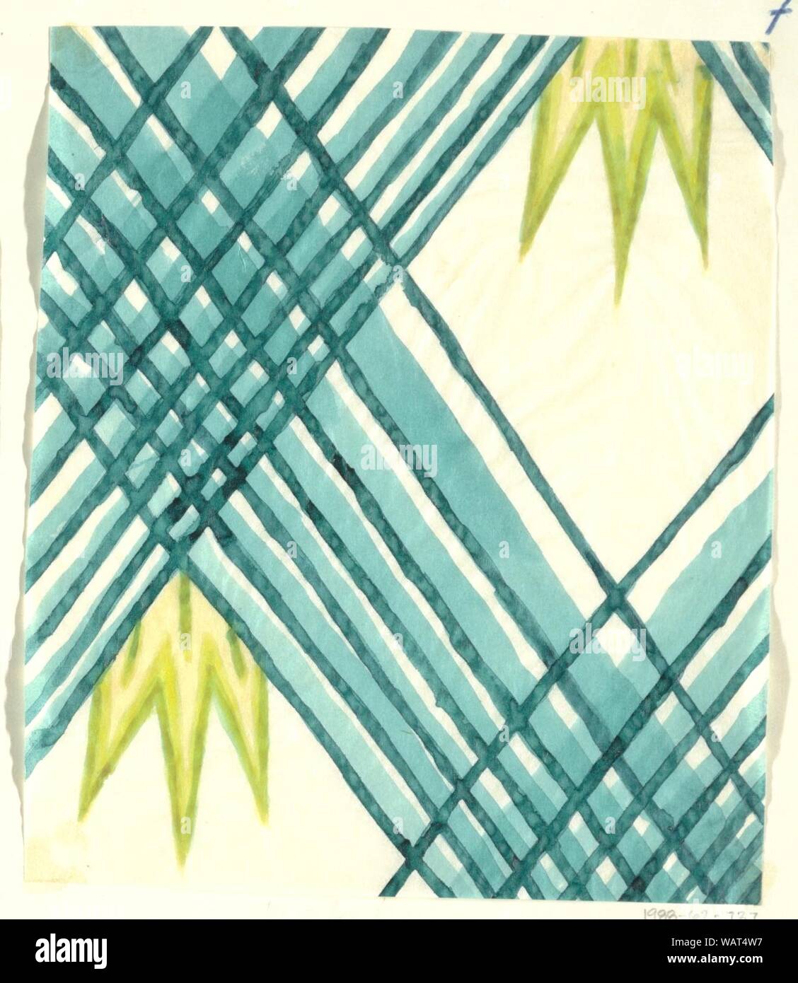 Zeichnung, Textile Design - Merkur (Quecksilber), 1911-13. Stockfoto