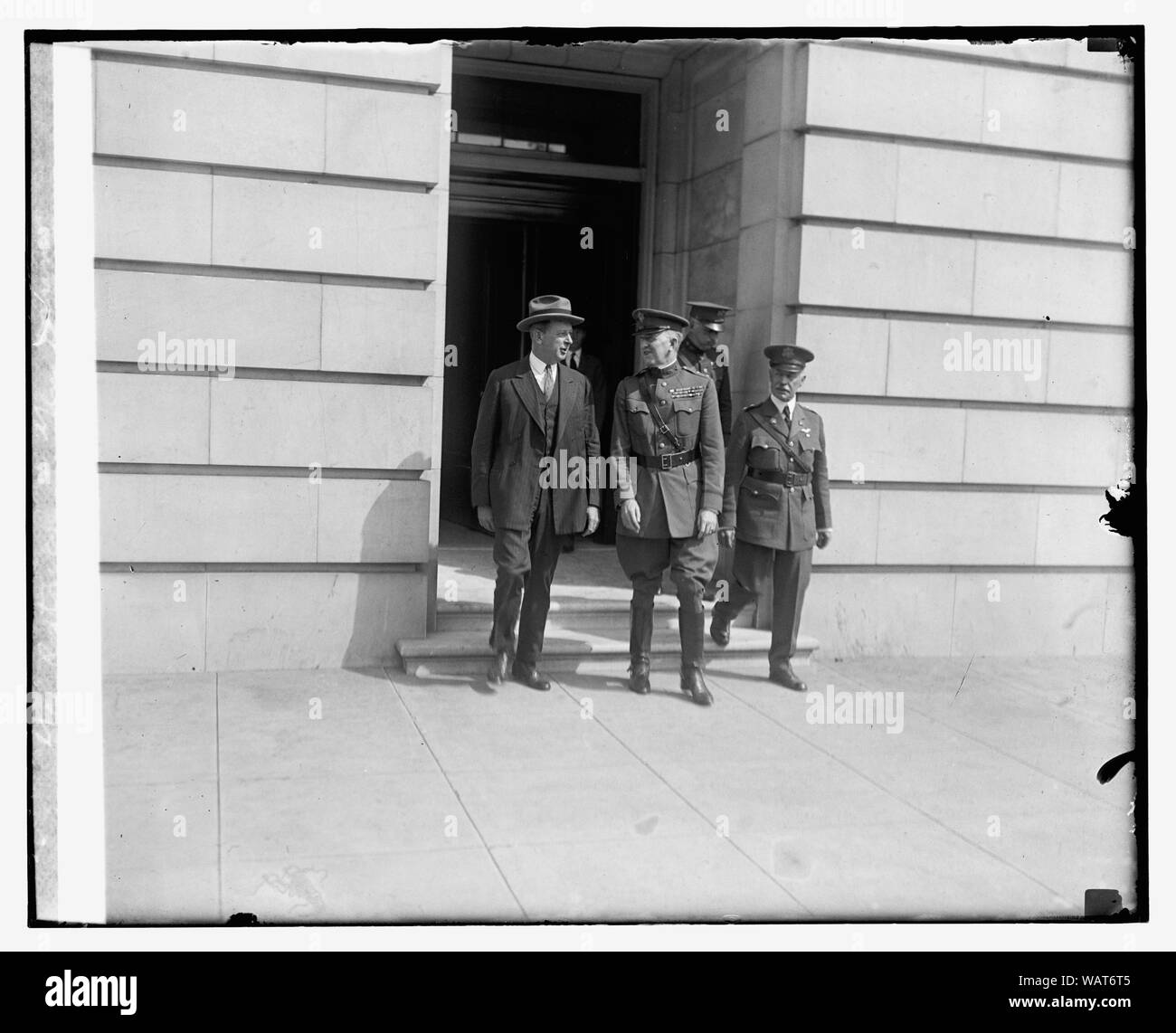 Dwight Davis & Gen. J.L. Hines, Gen. Patrick & Gen. Drum, [9/21/25] Stockfoto