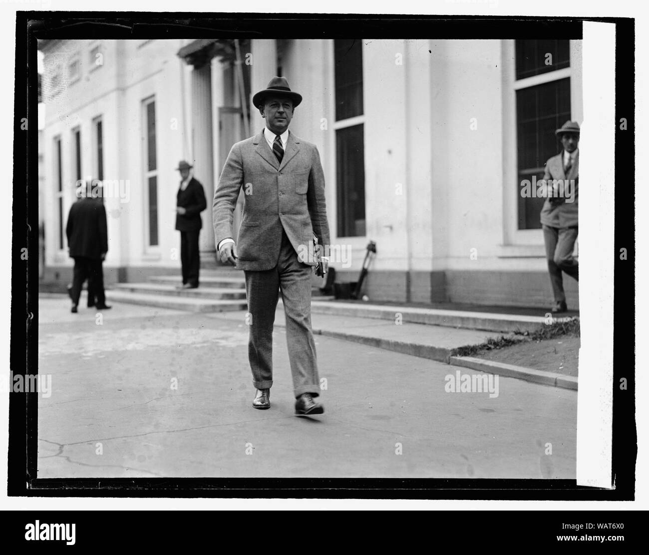 Dwight Davis Ankunft in Wh für 1 Kabinettssitzung, 10/16/25 Stockfoto