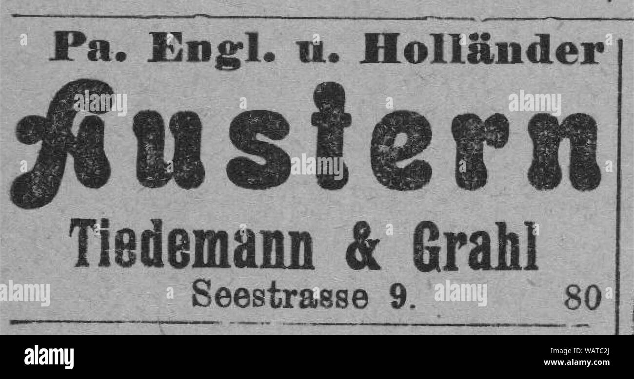 Dresdner Amtsblatt 1906 004 Austern. Stockfoto