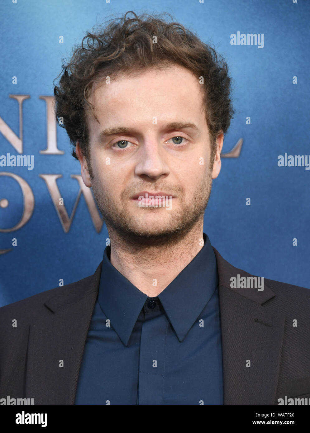 August 21, 2019, Hollywood, Kalifornien, USA: 21. August 2019 - Hollywood, Kalifornien - Andrew Gower. ''Karneval Zeile" Los Angeles Premiere gehalten an TCL Chinese Theater. Photo Credit: Birdie Thompson/AdMedia (Credit Bild: © Birdie Thompson/AdMedia über ZUMA Draht) Stockfoto