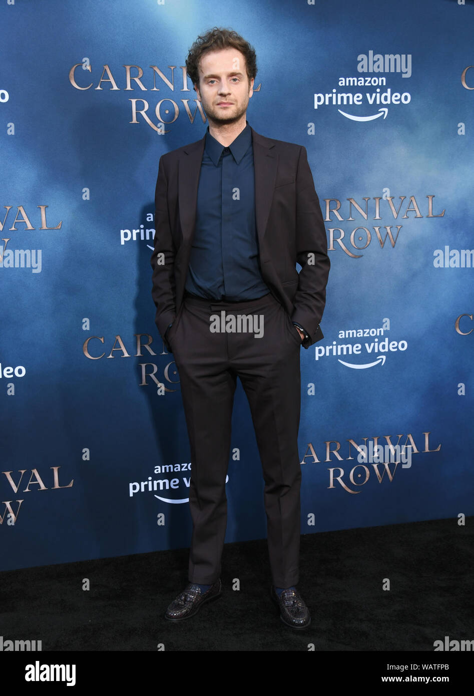 August 21, 2019, Hollywood, Kalifornien, USA: 21. August 2019 - Hollywood, Kalifornien - Andrew Gower. ''Karneval Zeile" Los Angeles Premiere gehalten an TCL Chinese Theater. Photo Credit: Birdie Thompson/AdMedia (Credit Bild: © Birdie Thompson/AdMedia über ZUMA Draht) Stockfoto