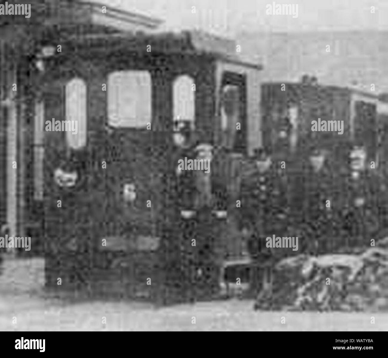 DSM-Locomotief Nr 6. Stockfoto