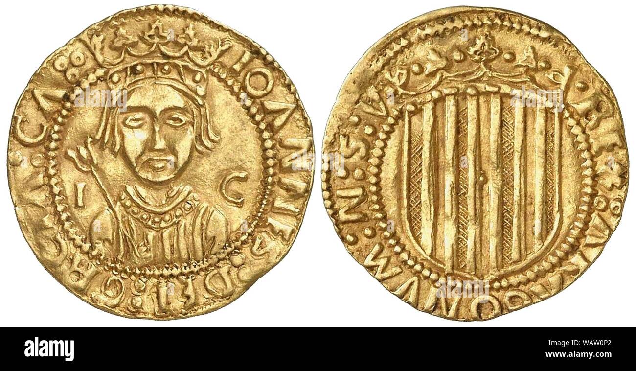 Ducado aragonés Juan II. von Aragón (1453) ICH C. Stockfoto