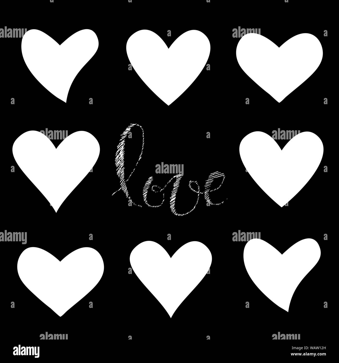 Aquarell von Hand Herz für Valentinstag. Romantischer Urlaub Dekoration. Kunst für Heim-, Print-, Web-, Banner, Poster. Valentines Tag und Hochzeit. Stock Vektor