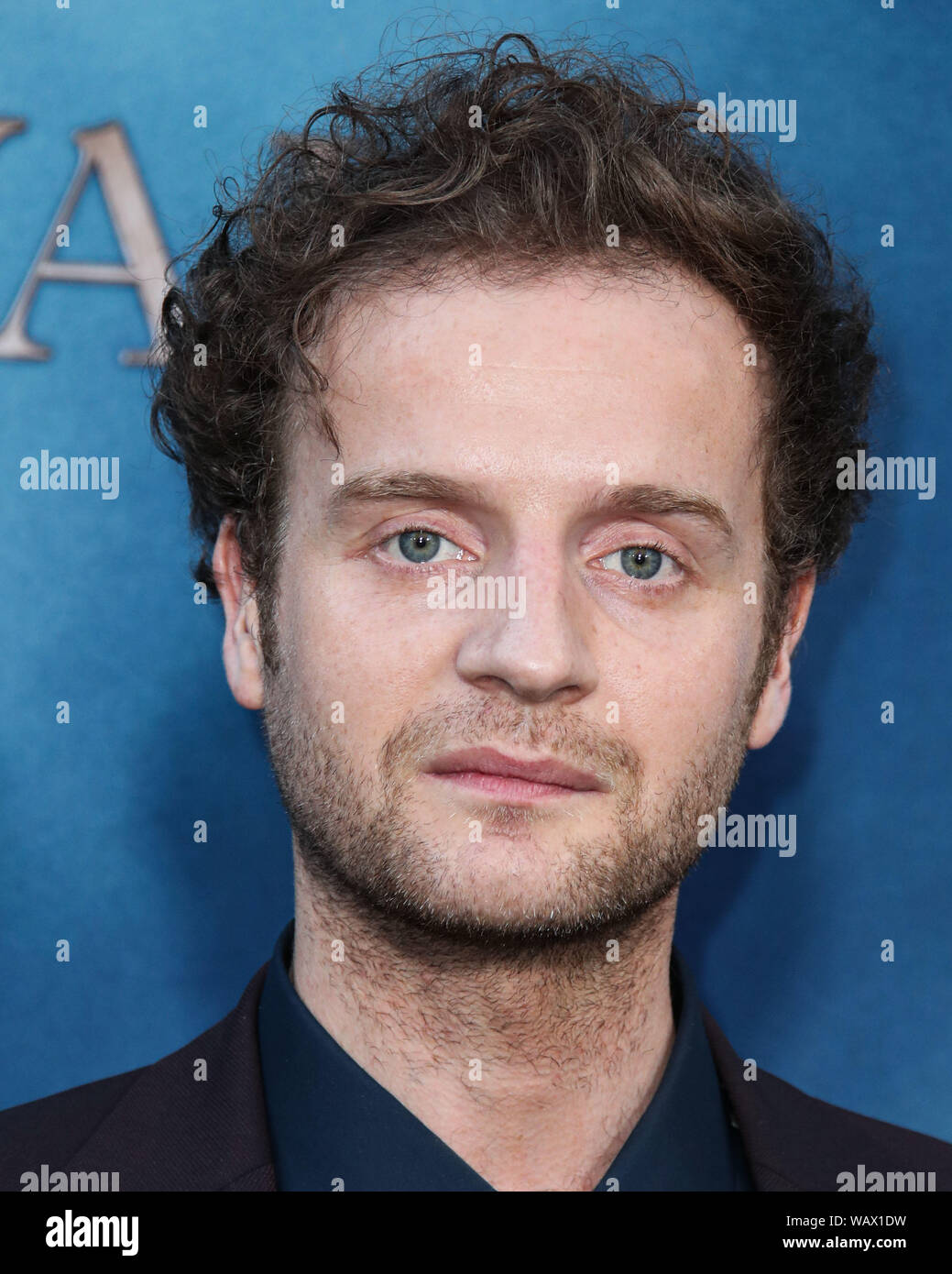 Hollywood, Vereinigte Staaten. 21 Aug, 2019. HOLLYWOOD, LOS ANGELES, Kalifornien, USA - 21. August: Schauspieler Andrew Gower kommt an der Los Angeles Premiere von Amazon 'Karneval Row' an der TCL Chinese Theater IMAX am 21. August 2019 in Hollywood, Los Angeles, Kalifornien, USA. (Foto von Xavier Collin/Image Press Agency) Quelle: Bild Presse Agentur/Alamy leben Nachrichten Stockfoto