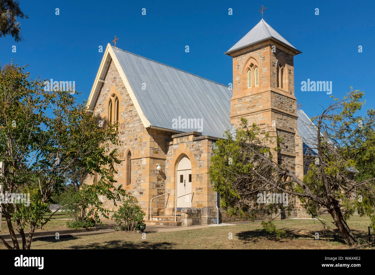 Die katholische Kirche St. Malachy, Rylstone, NSW, Australien Stockfoto