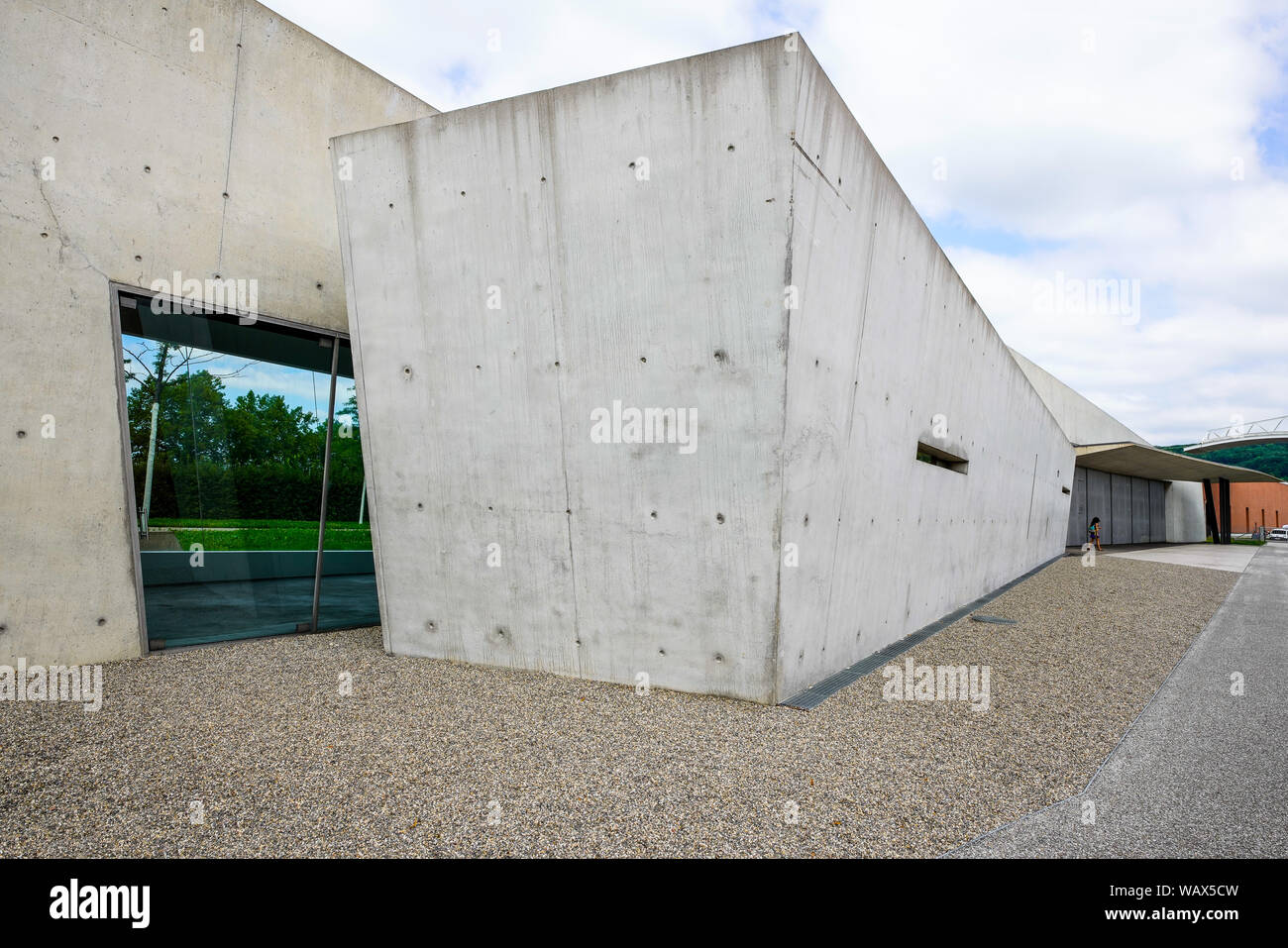 Vitra Design Museum, das Feuerwehrhaus von Zaha Hadid. Weil am Rhein ...