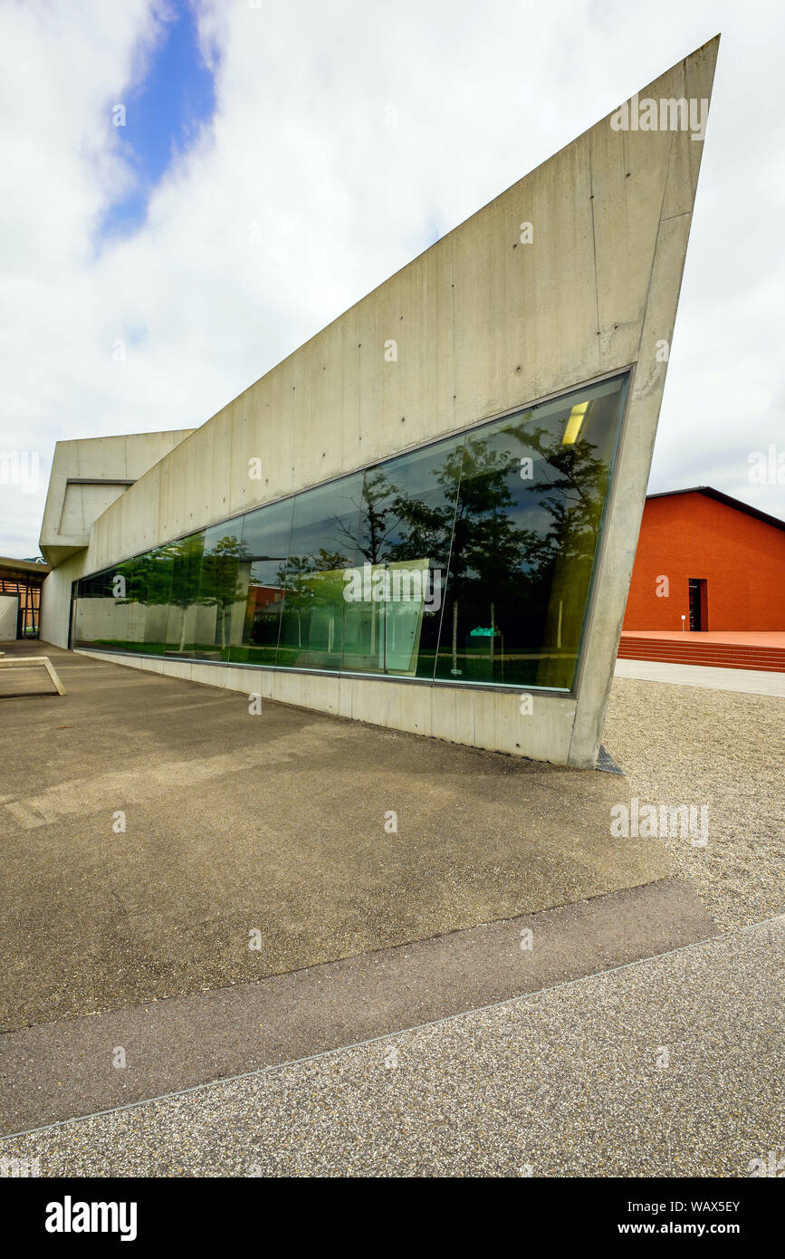 Vitra Design Museum, das Feuerwehrhaus von Zaha Hadid. Weil am Rhein ...