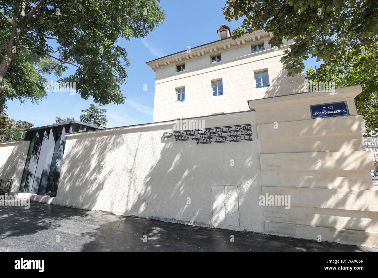 Eröffnung des Musée de la Liberation DE PARIS, MUSÉE DU GENERAL LECLERC, Musée Jean Moulin Stockfoto