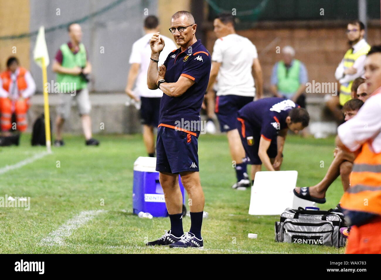 Aurelio Andreazzoli allenatore Genua während Amichevole Reggio Audace F.C. vs Genua F.C., Reggio Emilia, Italien, 08. August 2019, Calcio Campionato Italiano Stockfoto