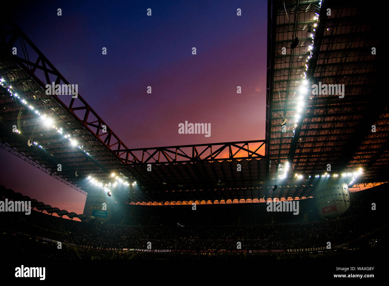 Stadio San Siro in Milano Stockfoto