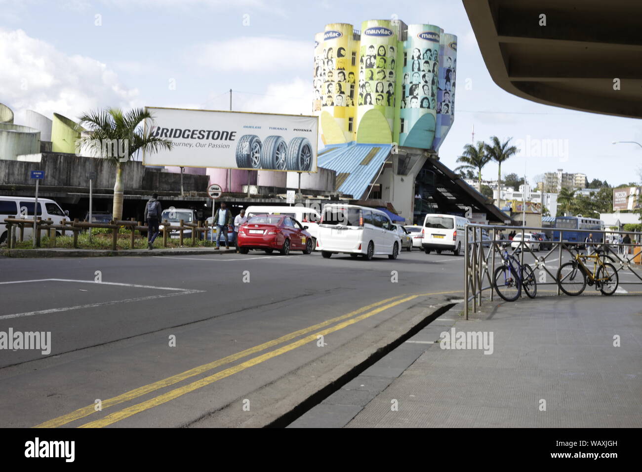 Curepipe (Mauritian Creole Aussprache: [kiːəpip]) auch bekannt als La Ville-Lumière Stockfoto