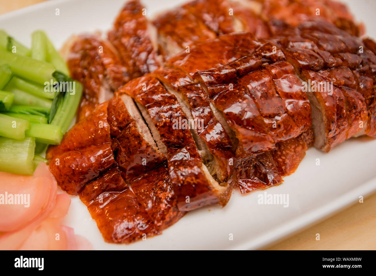 Gebratene Ente, Gill Ente, chinesisches Essen Stockfoto