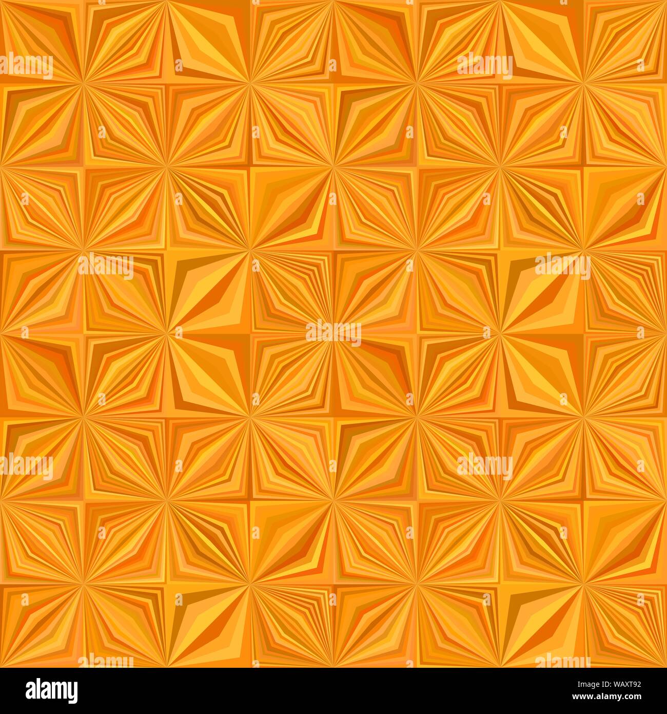 Orange geometrische gestreifte Mosaik Fliese Muster Hintergrund-Vektor, Abbildung Stock Vektor