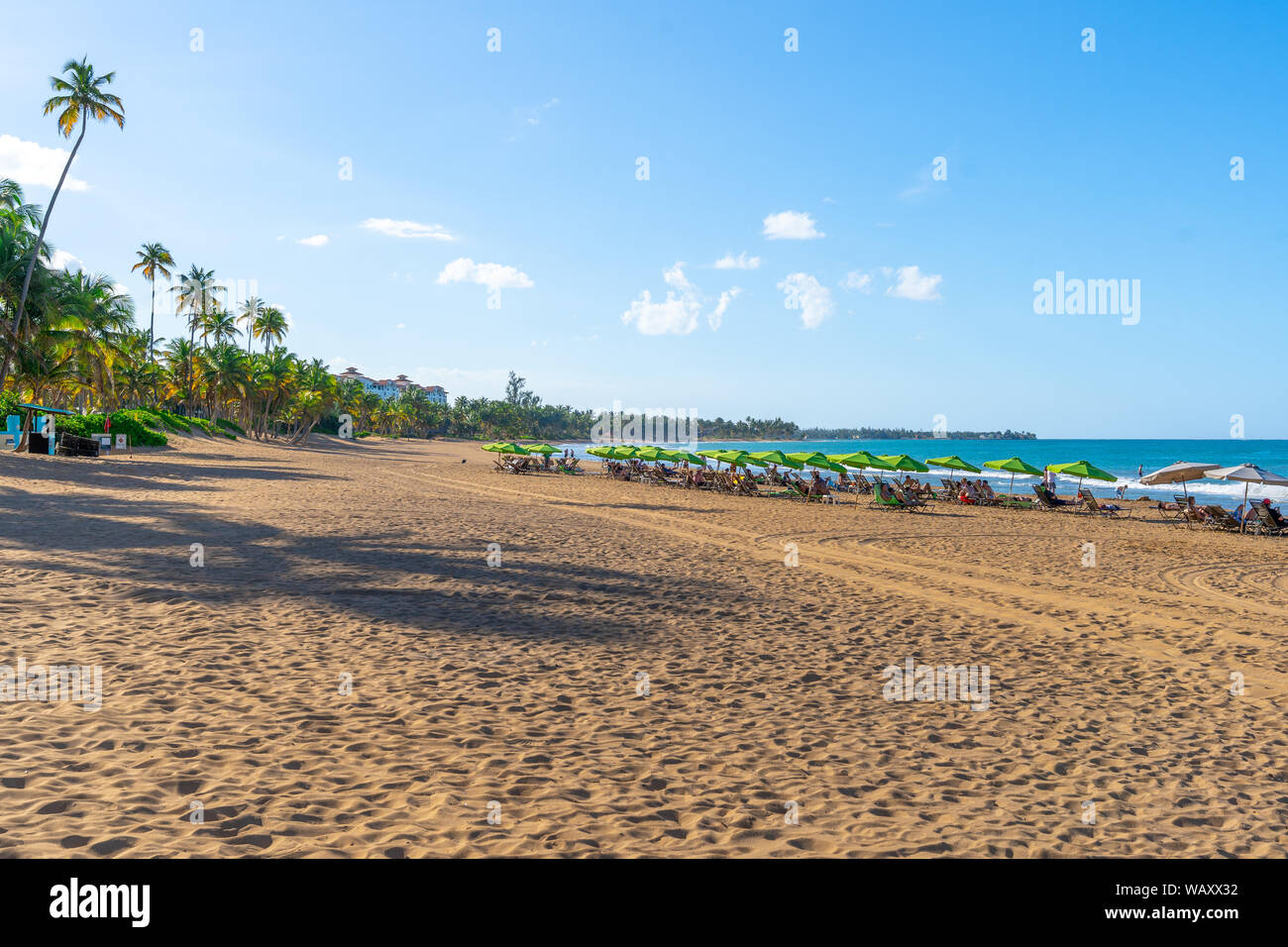 Strand in Rio Grande, Puerto Rico. Stockfoto