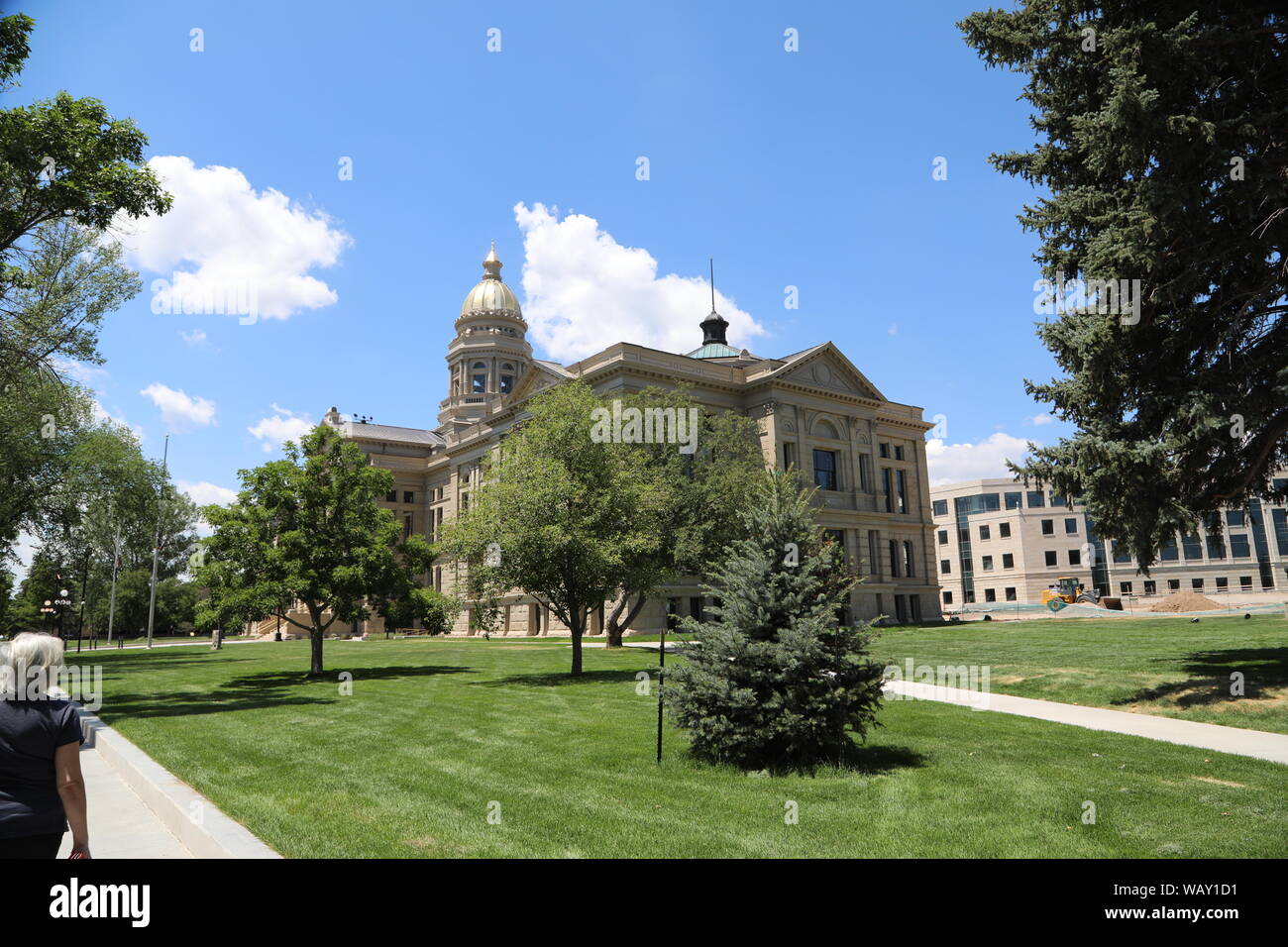 Restauriertes Wyoming State Capitol, Cheyenne, WY - Juli 2019 Stockfoto