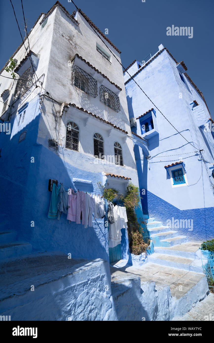 Blau Chefchaouen. Marokko Stockfoto