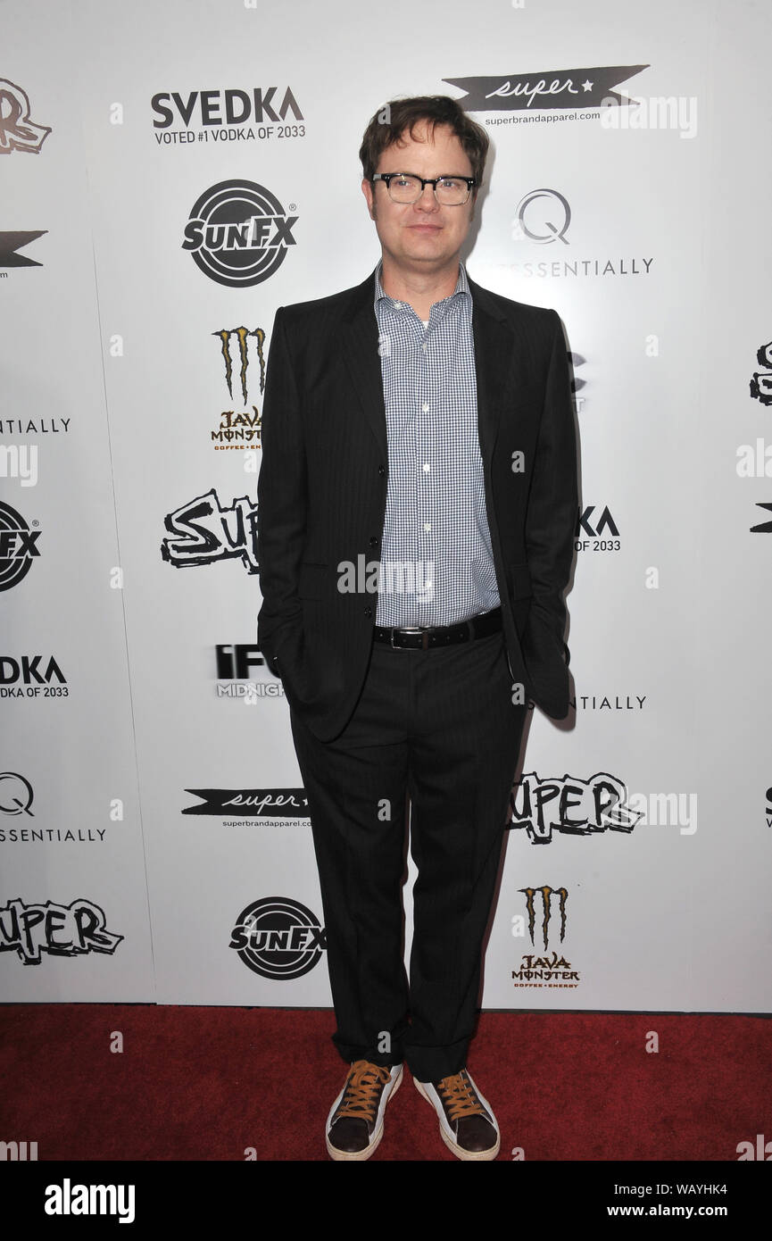 LOS ANGELES, Ca. März 21, 2011: Rainn Wilson an der Los Angeles Premiere der Großregion in seinem neuen Film "das Ägyptische Theater, Hollywood. © 2011 Paul Smith/Featureflash Stockfoto