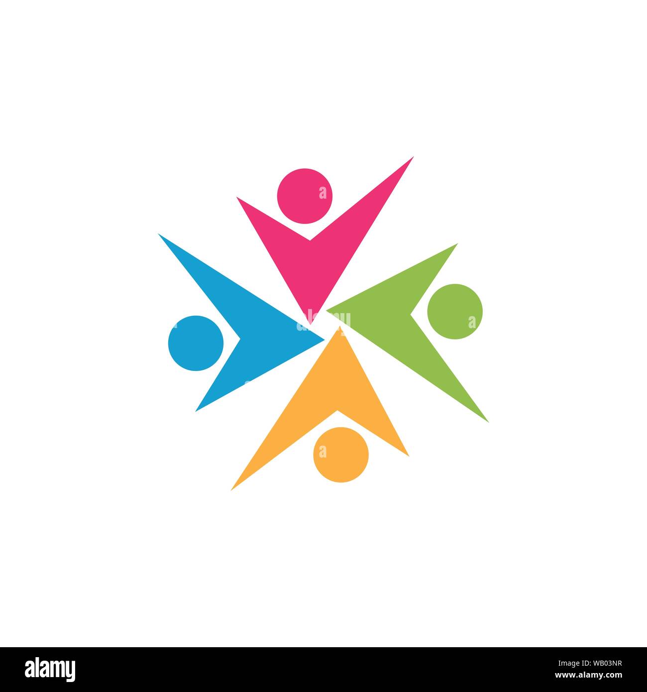 Menschen Icon Gruppe Vector Illustration Design Stock Vektor