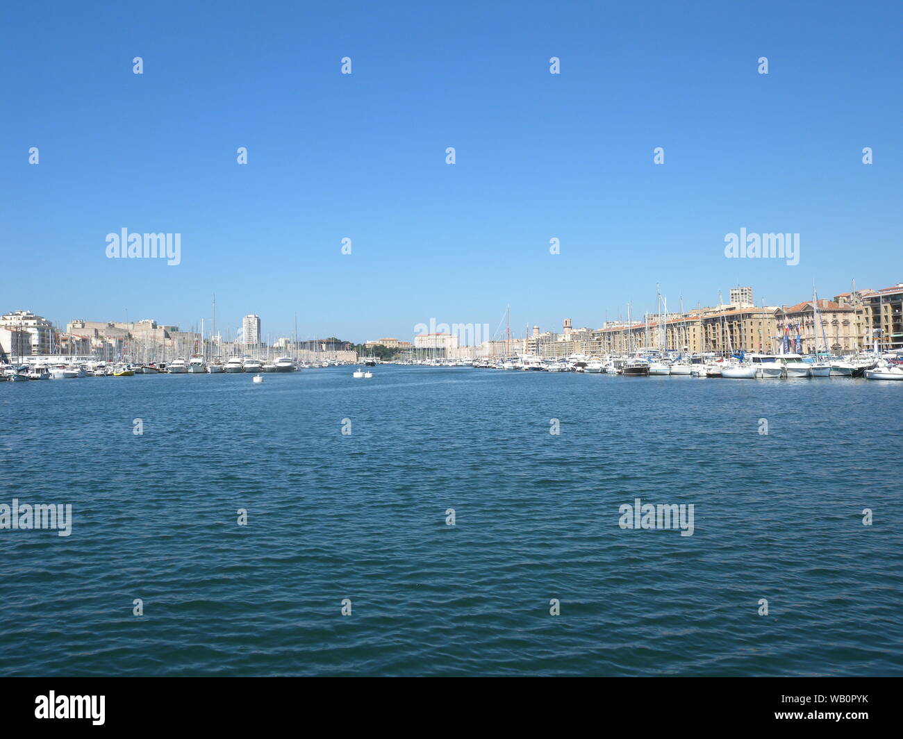 Marina, Sport Boat Harbour, Marseille Hafen, Süd Frankreich, Europa Stockfoto