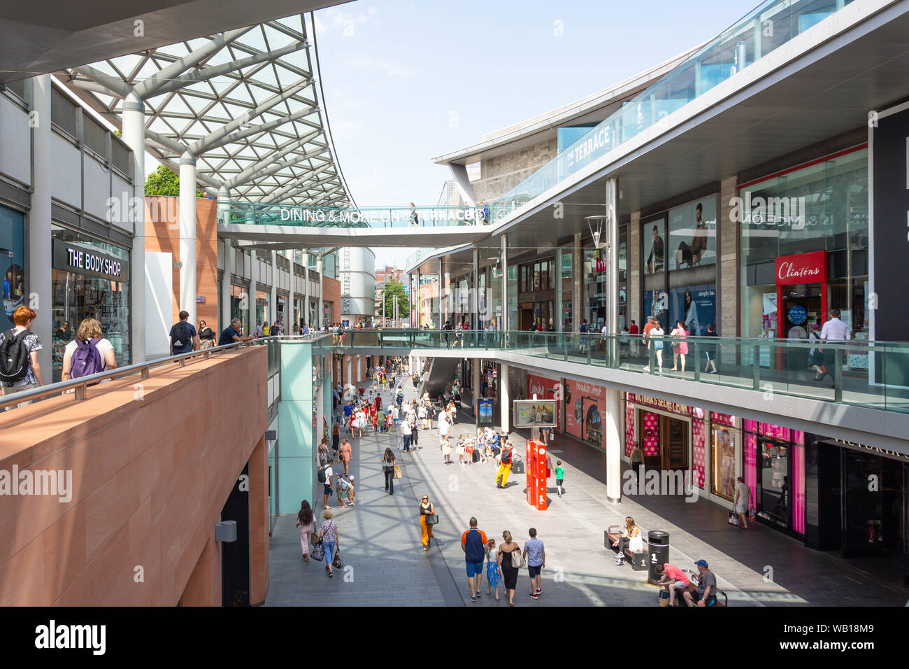 South John Street, Liverpool One Shopping Complex, Liverpool, Merseyside, England, Vereinigtes Königreich Stockfoto