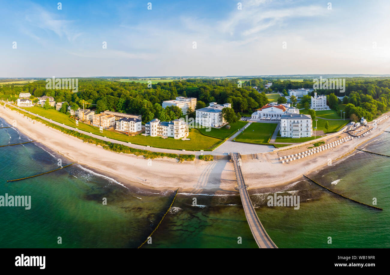 Deutschland, Mecklenburg-Vorpommern, Mecklenburger Bucht, Ostsee Seebad Heiligendamm, Grand Hotel Stockfoto