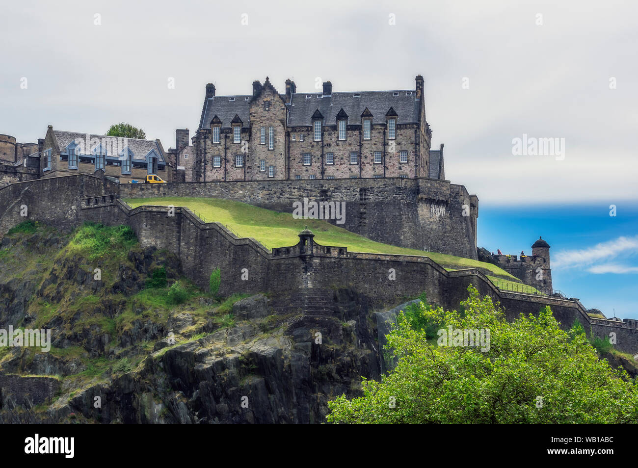 Großbritannien, Schottland, Edinburgh, Blick auf Edinburgh Castle Stockfoto