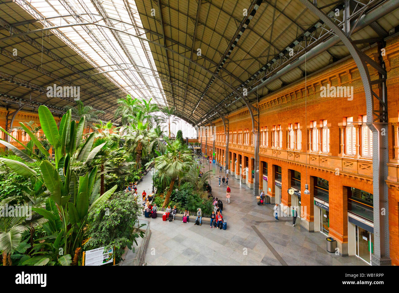 Der Bahnhof Atocha, Madrid, Spanien, South West Europe Stockfoto