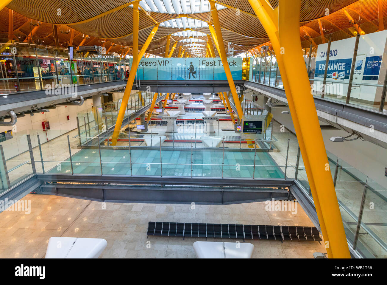 Flughafen Madrid-Barajas Adolfo Suarez Madrid, Spanien, South West Europe Stockfoto