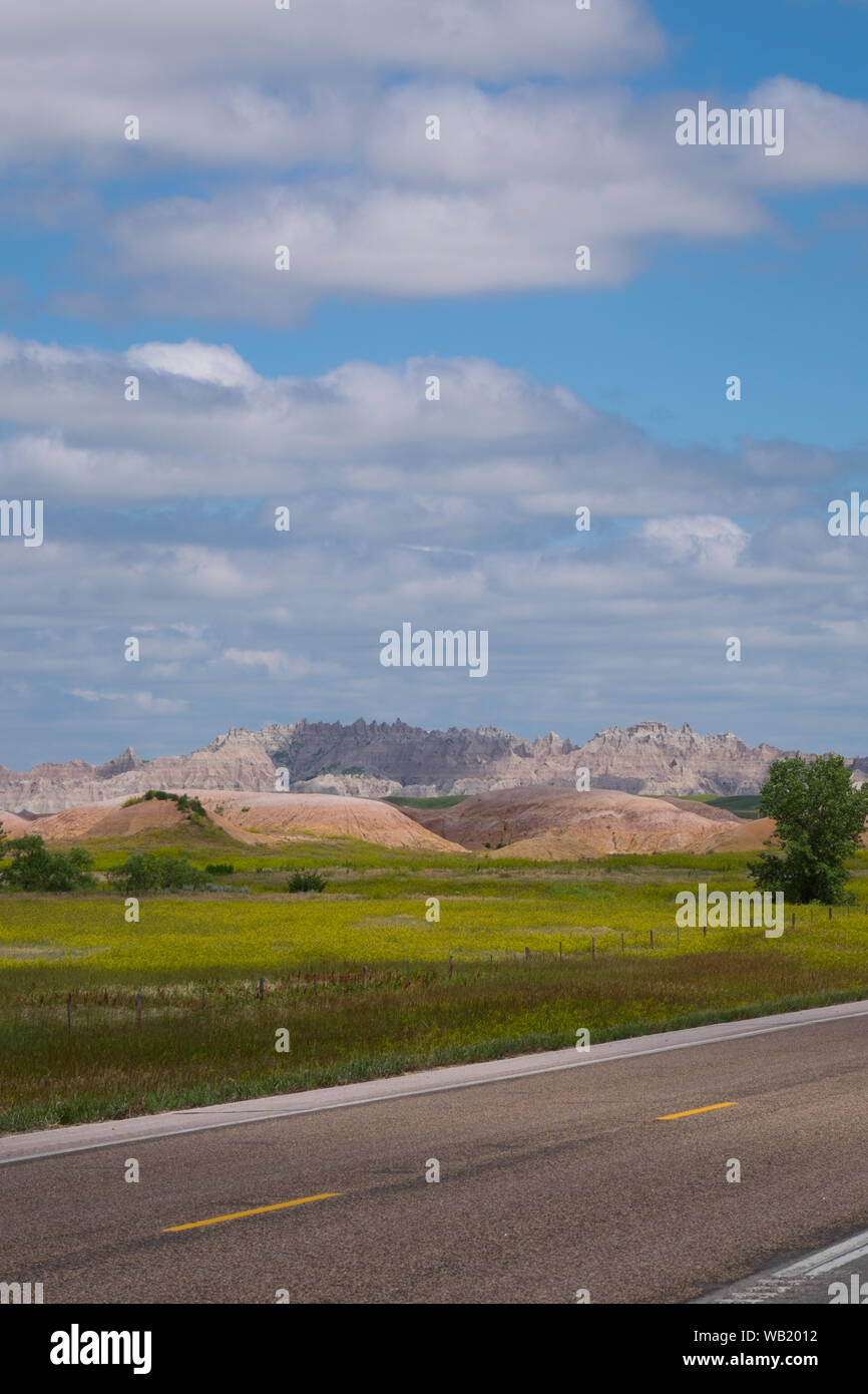 Badlands Nationalpark South Dakota USA Stockfoto