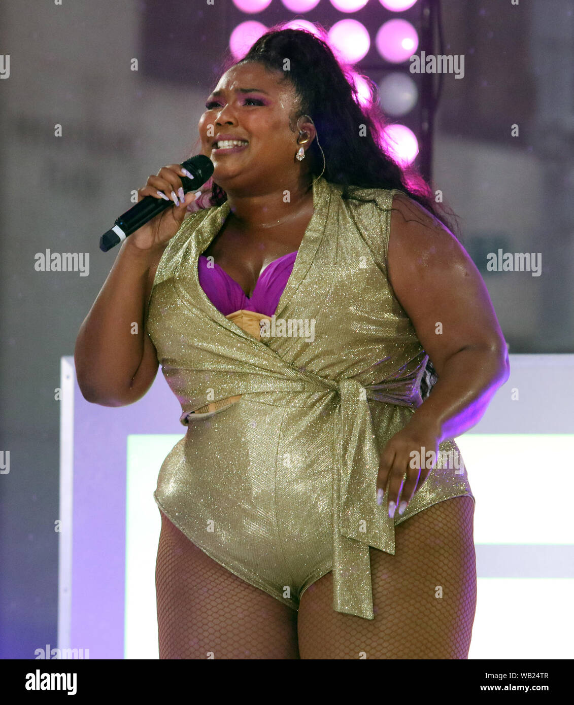 Lizzo, 2019 führt in der Today Show, Foto von John Barrett/PHOTOlink Stockfoto